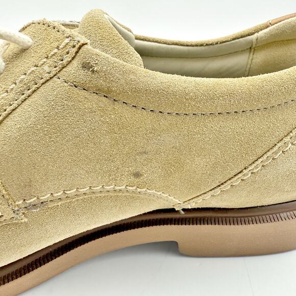 SAS Mens Ambassador Lace Up Oxford Shoes US 8.5 Wide Tan Leather EUC - Picture 13 of 14